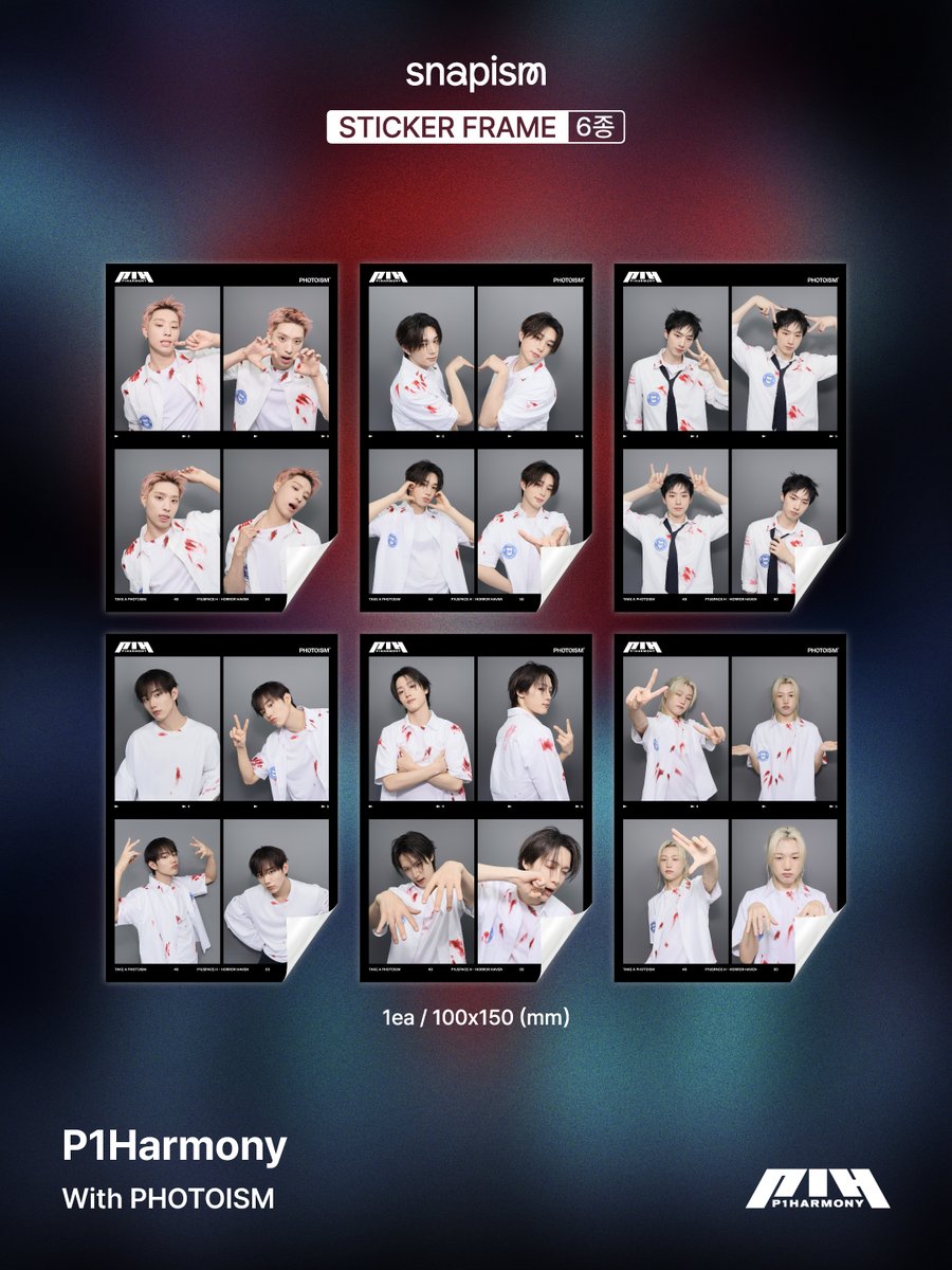 photoism_global's tweet photo. PHOTOISM X P1Harmony
ARTIST FRAME &amp; snapism OPEN !

The <P1Harmony> artist frame &amp; snapism will be released on PHOTOISM.
📅 26.07.01 – 26.07.31 (KST)

📍 Only at Photoism stores.

Hotel or shopping mall pop-up locations excluded.
ONLY IN PHOTOISM https://t.co/A23ICLUKuH