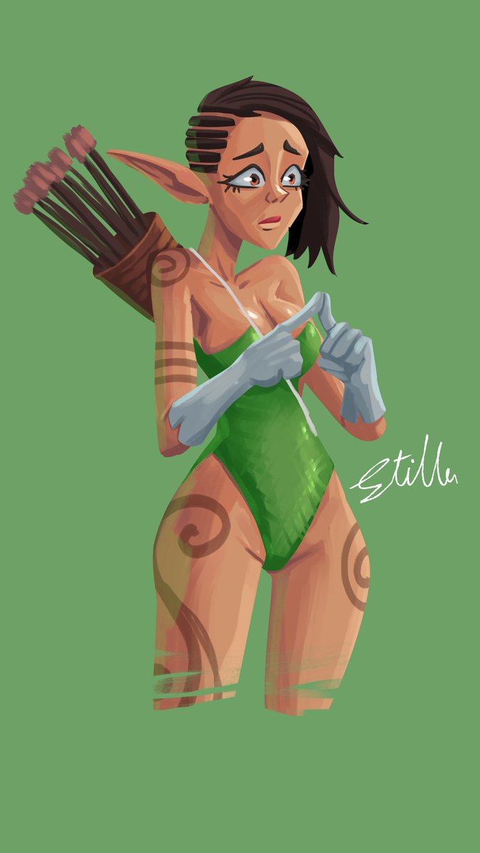 StillaBlaz's tweet photo. Shy Elf :) https://t.co/sDF0e9YJZP