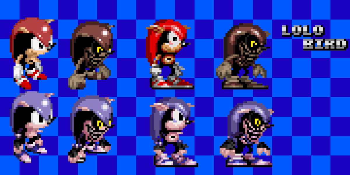 LoloBird037's tweet photo. Been a while since I posted stuff on here, but here's something, I'll make his brothers sprites soon. #zephaniah #sonicexe #mightyzip https://t.co/IZKjutzHWk