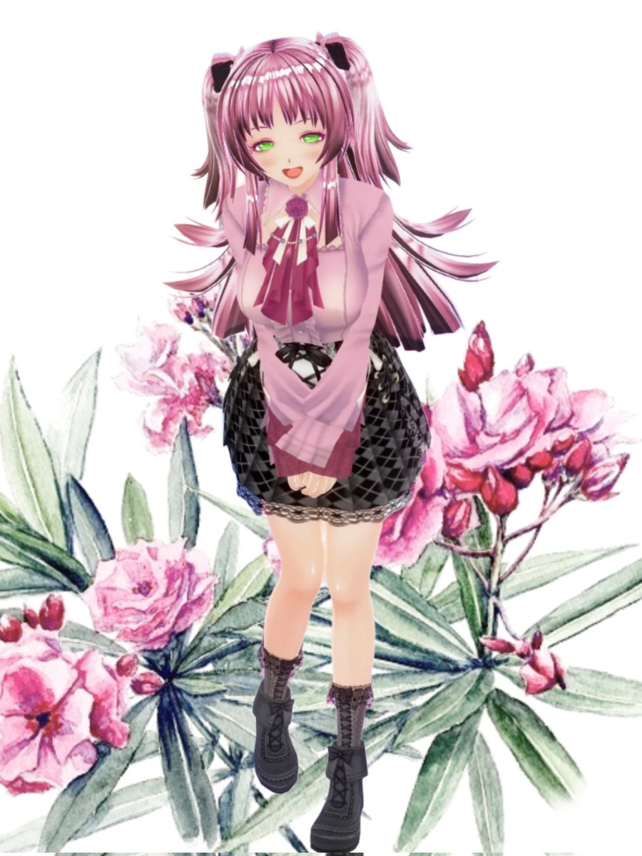 9mist8bird's tweet photo. #カスタムキャスト

キョウチクトウ(夾竹桃)
環境汚染などにも強いため、工業地帯のや高速道路にも使われる
毒性は強くあらゆる箇所が有毒で、植えていた土や生木を燃やした煙さえ有毒であり、夾竹桃の枝を串代わりにして死亡した例もある

夾竹 桃(はさたけ もも)
つまりはそういう娘である。 https://t.co/j57kv3GULk