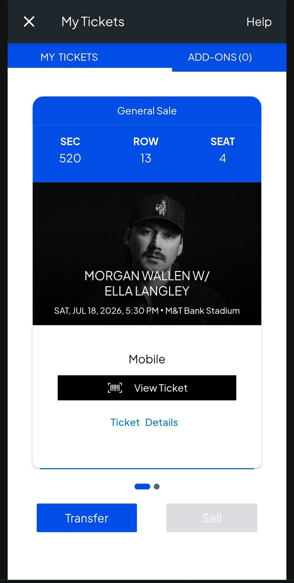 HeyItsLucia74's tweet photo. Is anyone looking for Morgan Wallen w/ Ella Langley tickets for July 18th at M&amp;T Bank Stadium, Baltimore,USA?
Send me a direct message if you’re interested or need more ticket details.Serious inquiries only
#MorganWallen #MorganWallenTour #CountryMusic #ConcertTickets #LiveMusic https://t.co/yCOTz77xM4