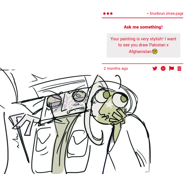 UMomau's tweet photo. idk who asked for this and sorry for being inactive but now i love this ship 
#countryhumans https://t.co/6E7pHJHeJU