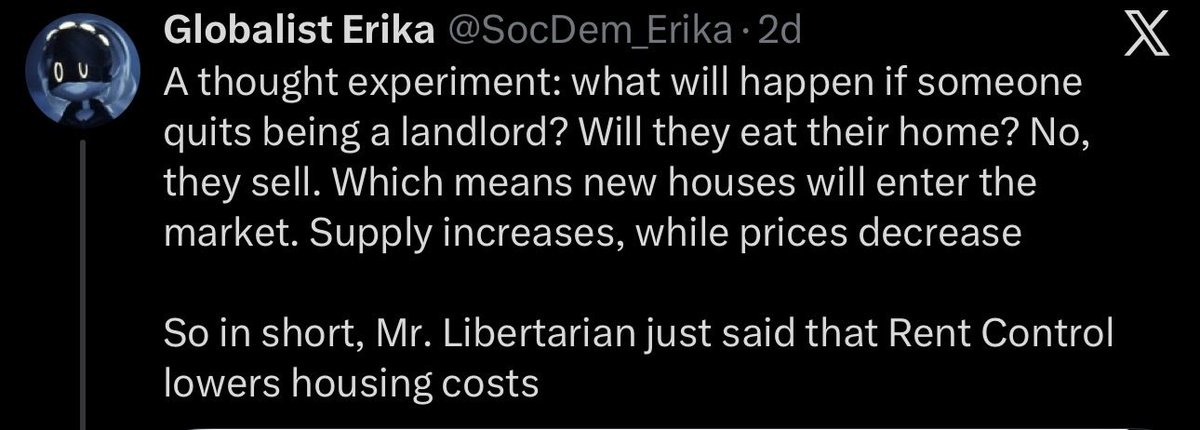 garypond10's tweet photo. @arthurjvolk Infinite housing glitch: all landlords should sell their properties to each other https://t.co/rB4ocu7gZG