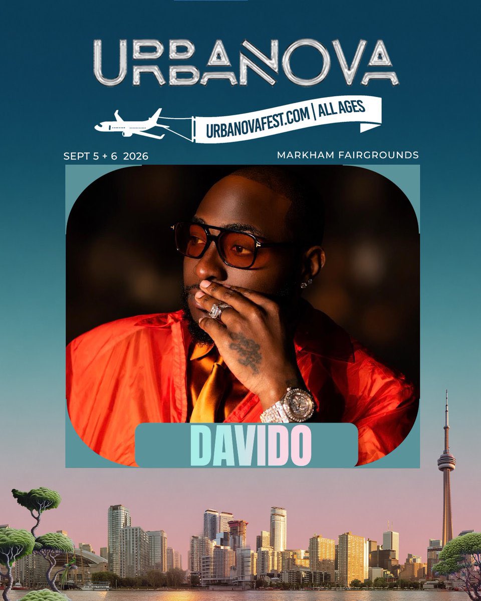 HoesFavNigga's tweet photo. @davido will be performing live at  URBANOVA festival in Canada 🇨🇦 on September 6.(Day 2) As Headliner

#ORIADE #Davido #NigeriaWillBeOK2027 https://t.co/s4DVLqHV4t