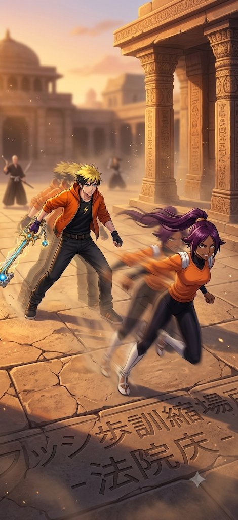 WesleyTraore1's tweet photo. Kai training and learning flash step from Yoruichi https://t.co/yxKMqHB6ra