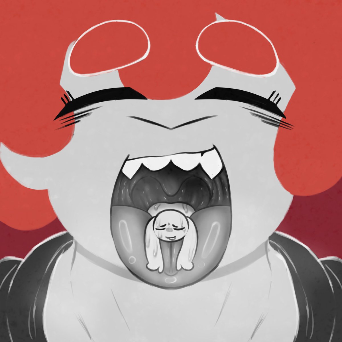 Enahlaa's tweet photo. Broh is about to disapear n such
(C*mm for Anon)
#vore #nsfw https://t.co/nLkkjeQMMg