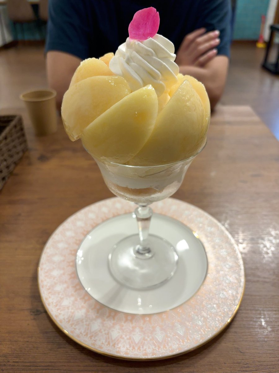 htmoo1523's tweet photo. 妊娠してからボケすぎて🫨

物忘れもすごいし、頭は回らないし、言葉もぜーんぜん出てこない！！！
「あれあれ！これこれ！」ばっかり😹

（⤵︎は美味しかった桃のパフェ🍑🫶🏻） https://t.co/xZZsXWyTst