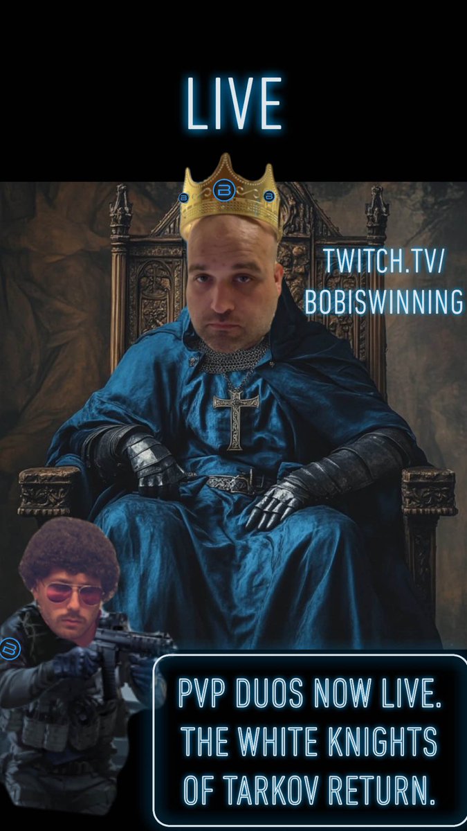 BobisWinningTV's tweet photo. LIVE. #EFT #EscapeFromTarkov PVP DUOS INVOMINGGGG https://t.co/Dy04IE4Sgt