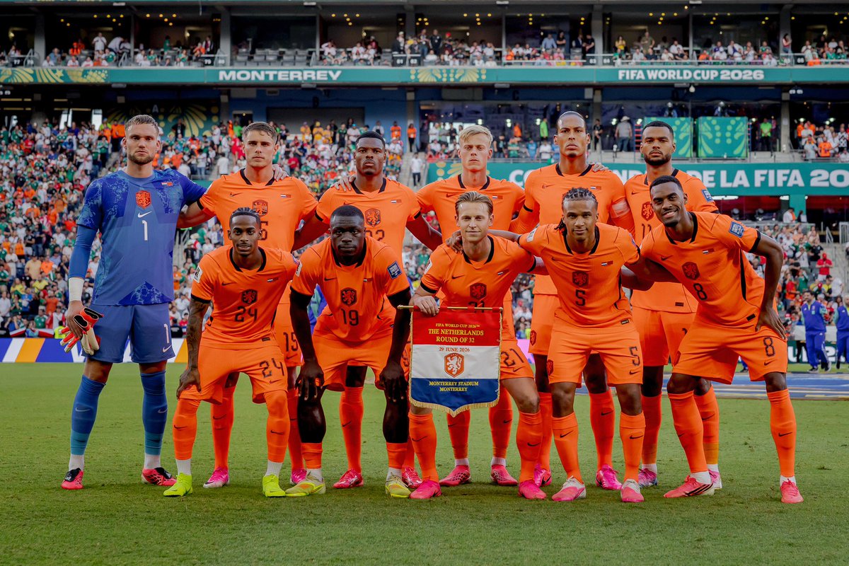 OnsOranje's tweet photo. Monterrey, 29 June 2026, #NEDMAR 🇳🇱🇲🇦

#NothingLikeOranje #FIFAWorldCup https://t.co/a2d6xqYoxW