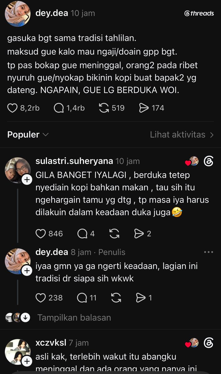 bianfits's tweet photo. Kalian klo meninggal mau ditahlilin gak? 

Jujur klo aku pengen skip krn takut ngerepotin keluarga, tp tumbuh dilingkungan NU dan aku MU sndiri, gmn ya ngomong ke kluarga klo misal nnt kita gaada biar gausa ad tradisi ini 🙏🏻

No offense ya https://t.co/ezL48CPKps