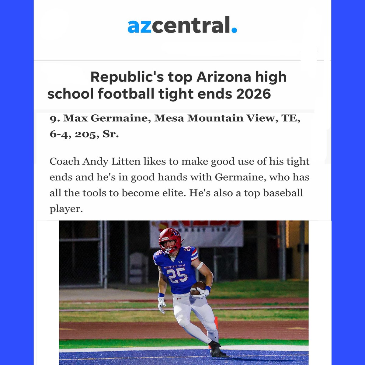 MVToro_Football's tweet photo. All Region Baseball and Football 🤘 our guy @MaxGermaineJr https://t.co/0dWmMymGEN
