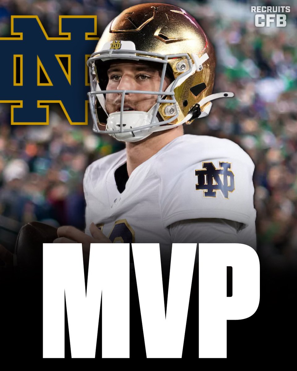 recruits_cfb's tweet photo. Notre Dame star quarterback and Heisman favorite CJ Carr was the MVP of the Manning Passing Academy “and it wasn’t even close” per NFL Draft expert Todd McShay 👀

Many of the top QBs in the country including Arch Manning, Trinidad Chambliss, Julian Sayin, and more were in attendance.

McShay stated that while Carr’s physical ability was very impressive, he was also the most impressive “between the ears.”

Will this be the year that the Irish are able to go all the way and bring home a national title? They certainly appear to be a favorite preseason.