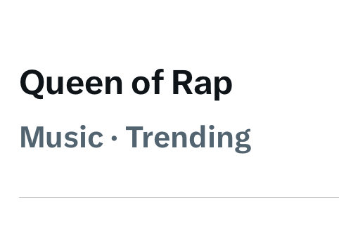 alexbruesewitz's tweet photo. .@NICKIMINAJ is trending once again 🚀 https://t.co/zzg22C68Vp