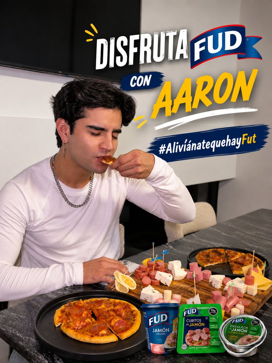 Mariarmentas's tweet photo. Seguimos con la tendencia

Solo puedes elegir un producto FUD para compartir con Aarón. ¿Cuál sería?

Jamón
Salchichas
Queso
Cubitos de jamón
Ensaladas listas

Usa la tendencia
DISFRUTA FUD CON AARON 
#AlivianateQueHayFut https://t.co/IVBiRrVCH9