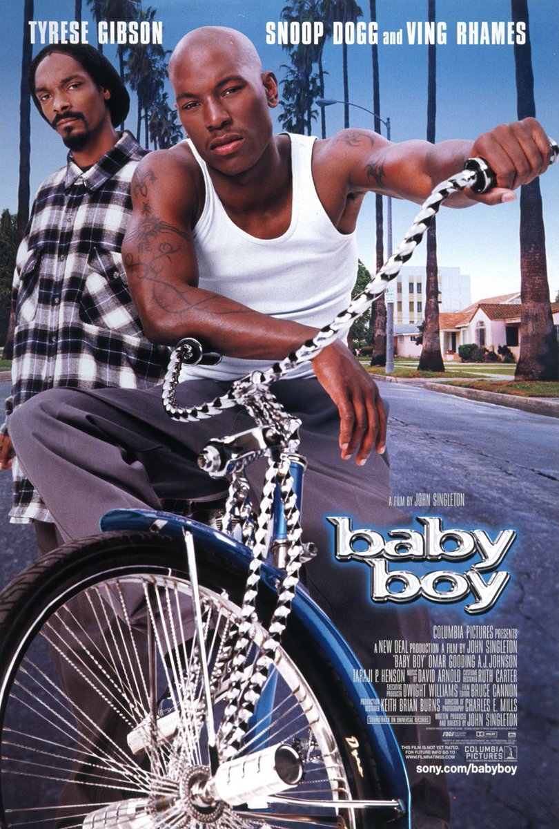 FilmNewsNos's tweet photo. 🎬MOVIE HISTORY: 25 years ago today, June 29, 2001, the movie ‘Baby Boy’ opened in theaters!

@Tyrese #OmarGooding @tarajiphenson @SnoopDogg #VingRhames #AdrienneJoiJohnson #MoNique #AngellConwell #TamaraLaSeonBass #CandyAnnBrown #JohnSingleton https://t.co/x7y8CVEEJi