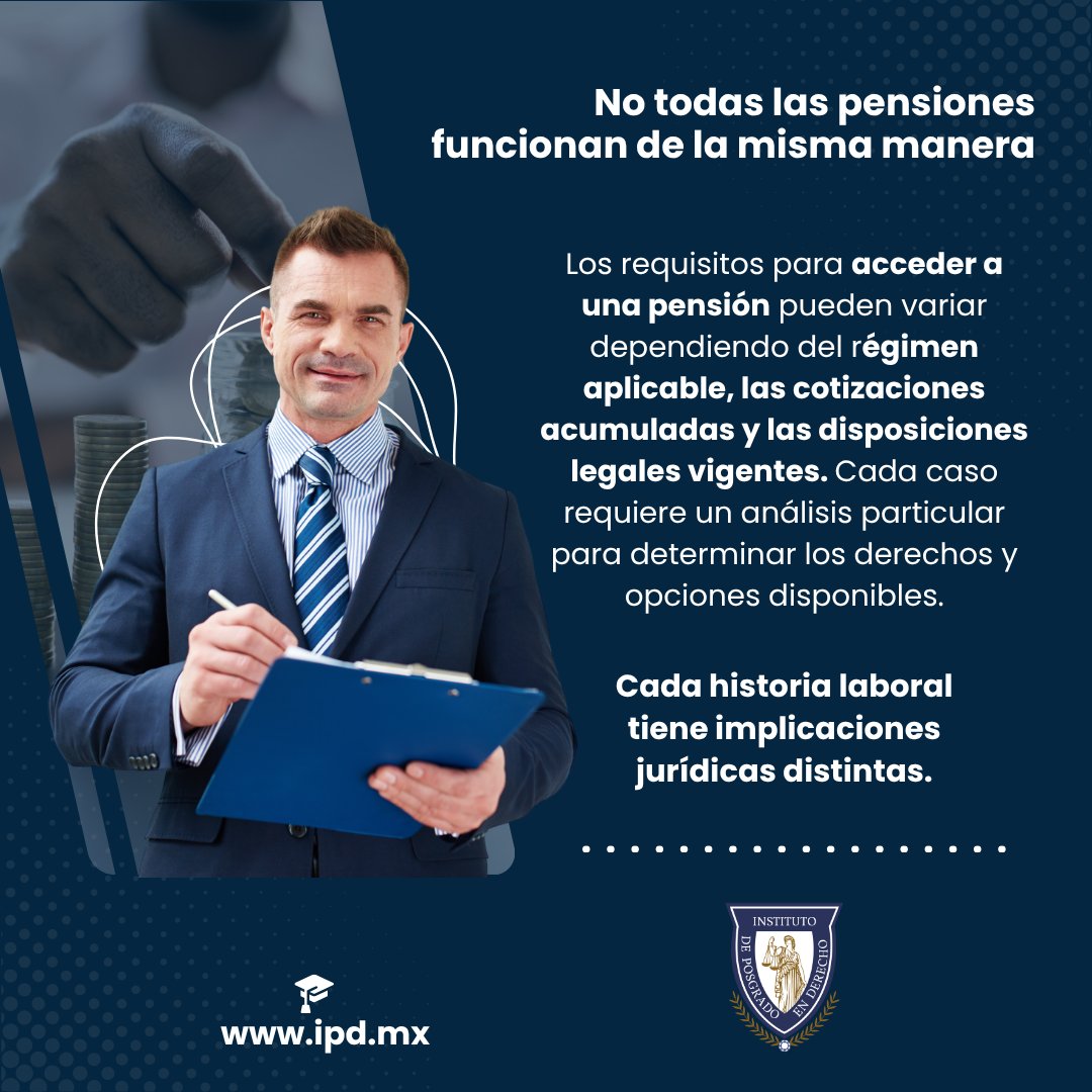 IPD_Mexico's tweet photo. La información adecuada es fundamental para comprender los alcances del sistema pensionario y de seguridad social. ⚖️

#Pensiones #SeguridadSocial #AsesoríaJurídica #Derecho #IPD https://t.co/85Oqf3xwSv