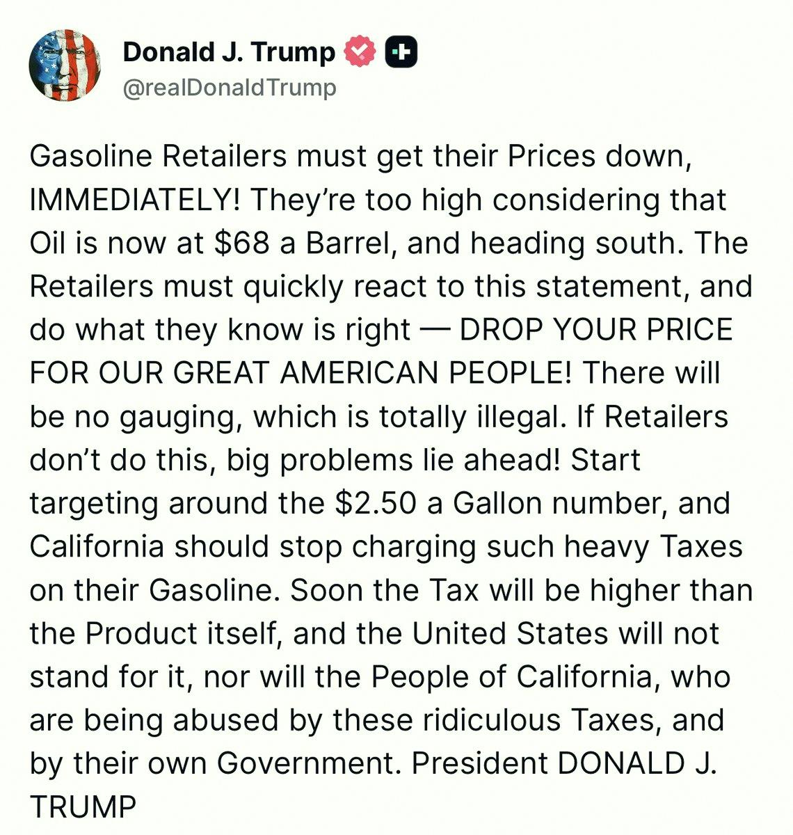 GamesSyl's tweet photo. If you run a gas station in the US, the President is asking you to bring those prices down 🙏 https://t.co/CICL5cEZ1n