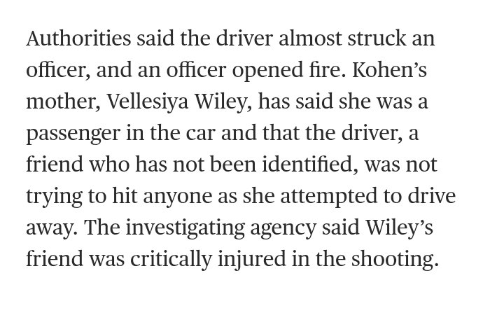 sistertonin's tweet photo. kohen wiley, a 1 year old black baby, was killed by mississippi police over AN ACCUSATION of shoplifting (that hasn't been proven. even then, shoplifting doesn't = death penalty).

the cops lied.

they keep trying to cover up this case.

nobody should go through this. https://t.co/FZBPeNYAZJ