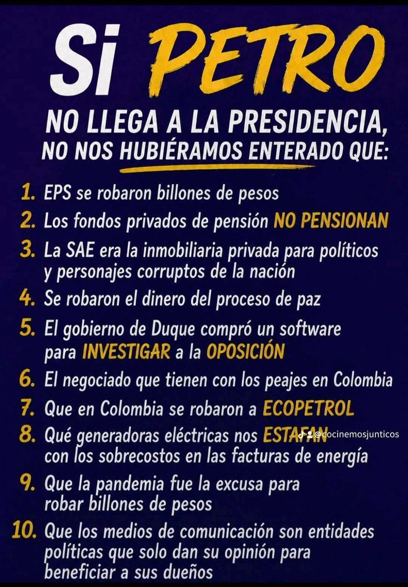 emiliolagos1's tweet photo. Por ésto y por mucho más,

Gracias Petro!!! https://t.co/pUSPxPH1oq