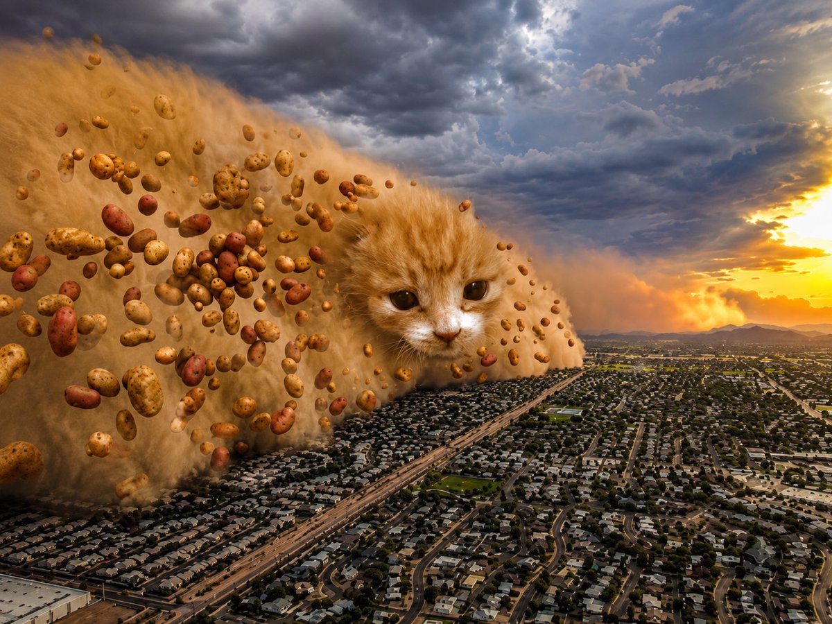 PotatoOnPF's tweet photo. Potato world takeover https://t.co/v2Yo3niKeY