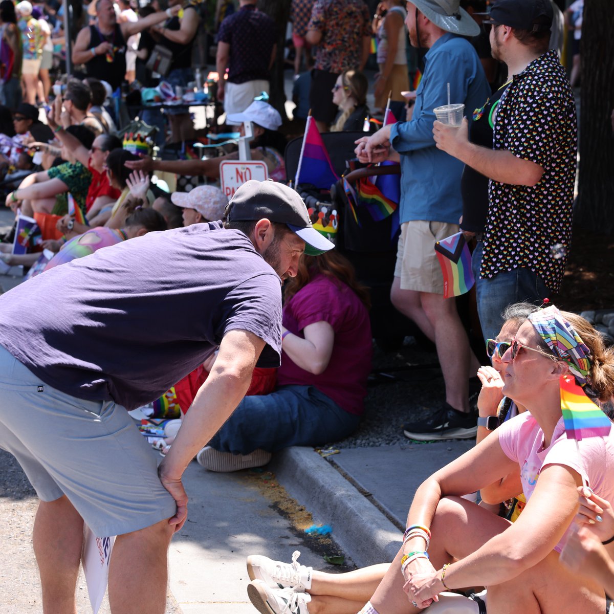 JasonCrowCO's tweet photo. Incredible energy at the Denver Pride Parade marching with @MichaelBennet!

Happy Pride, Colorado! 🏳️‍🌈 https://t.co/rcvrLHnWwU