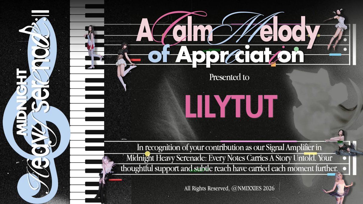 LlLYTUT's tweet photo. thank you @NMIXXlES for trusting us as your media partner for this event. we truly appreciate the opportunity and look forward to more collaborations in the future! #LITCHIVE. https://t.co/0Yee0h7CuR