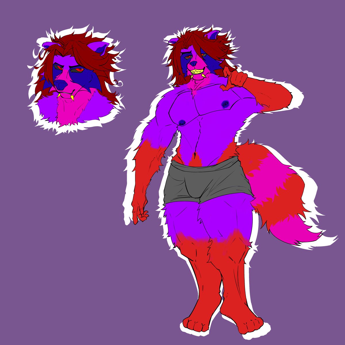 FtmSlash82480's tweet photo. Mi new fursona raccon #furryart #furry #oc https://t.co/wtmaUfzxDh