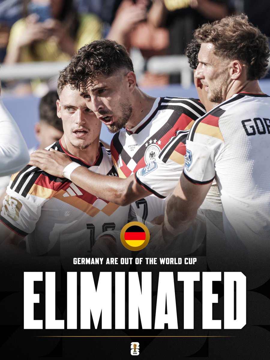 InfoHuyah's tweet photo. Walah walahh, Jerman tersingkir dari piala dunia 2026 setelah kalah adu penalti dari Paraguay.

Jerman kek ga ada taringnya lagi ini coyyy https://t.co/sW9ZF2JYi4