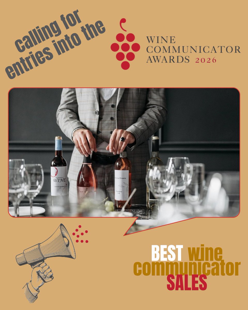 WineComAust's tweet photo. With 13 different categories, the WCA Awards truly celebrate the diverse contributions made to the wine industry across all the different communication channels - which category could you enter?
https://t.co/7dPYNrpqt4 https://t.co/fXj7Sm6j6e
