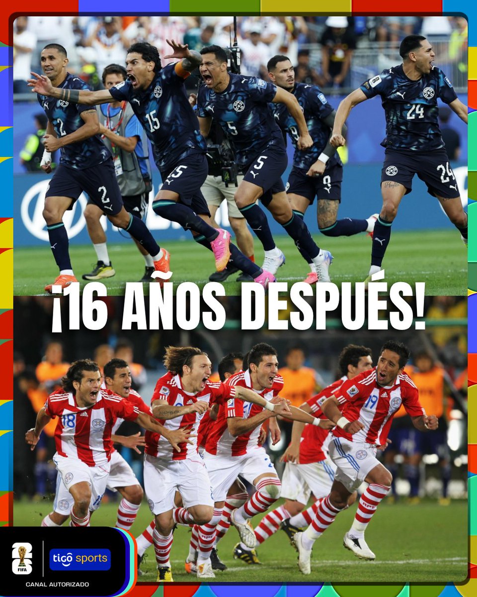 TigoSportsPY's tweet photo. 🫡🇵🇾Rendirse NO es una opción al ser paraguayo.

🗓️29/06/2010 - 29/06/2026.

#VamosParaguay
#ConTigoAlbirroja