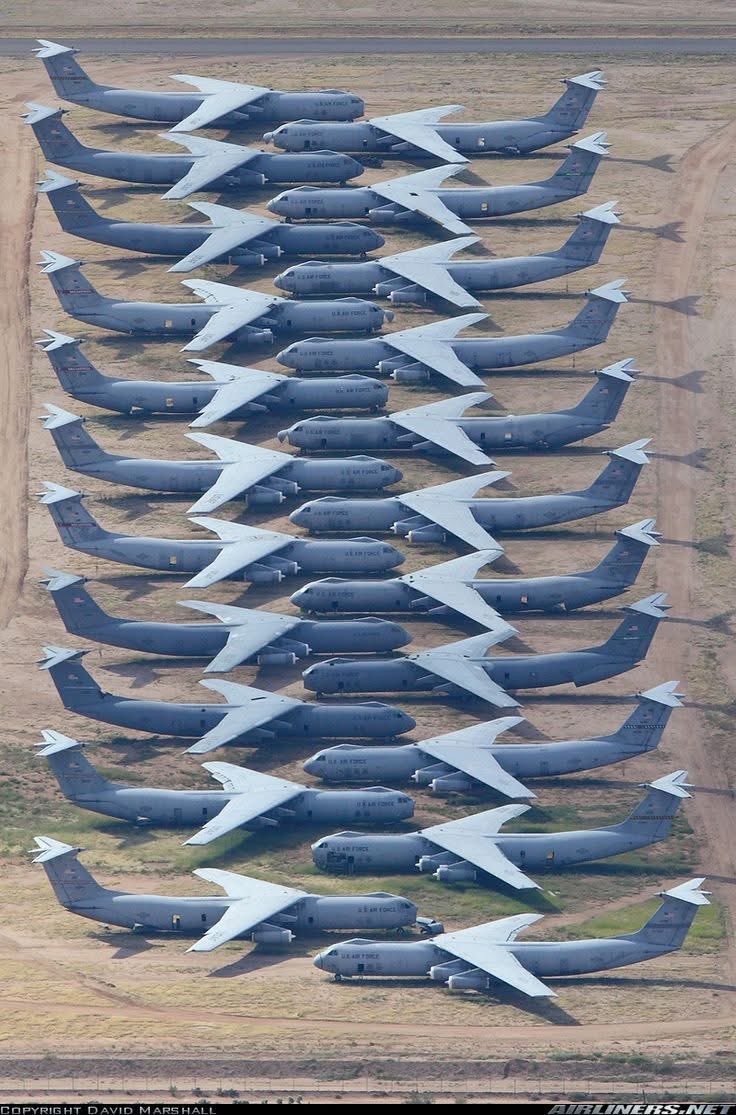 BuzzPatterson's tweet photo. “The Boneyard” at Davis-Monthan AFB, AZ. Retired C-141s. I guarantee you I’ve flown every single one of them.🇺🇸❤️🔥
@usairforce https://t.co/sYsKkJFfQb