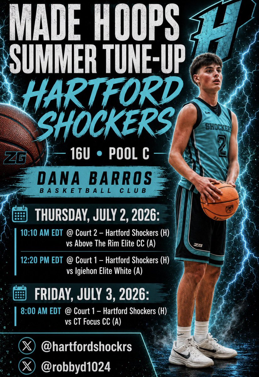 RobbyD1024's tweet photo. This Weeks Schedule 

📍Stoughton, Mass

Dana Barros Basketball Club https://t.co/yqNn4UHZk5