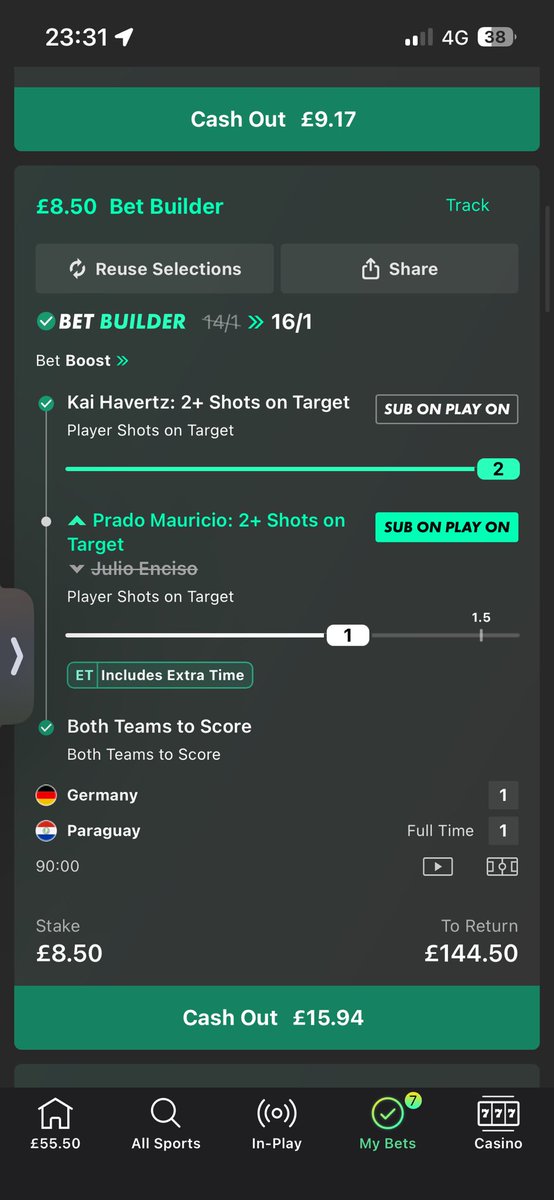 btn_photography's tweet photo. @bet365 How about paying this bet out first https://t.co/rnRn9nQK6w