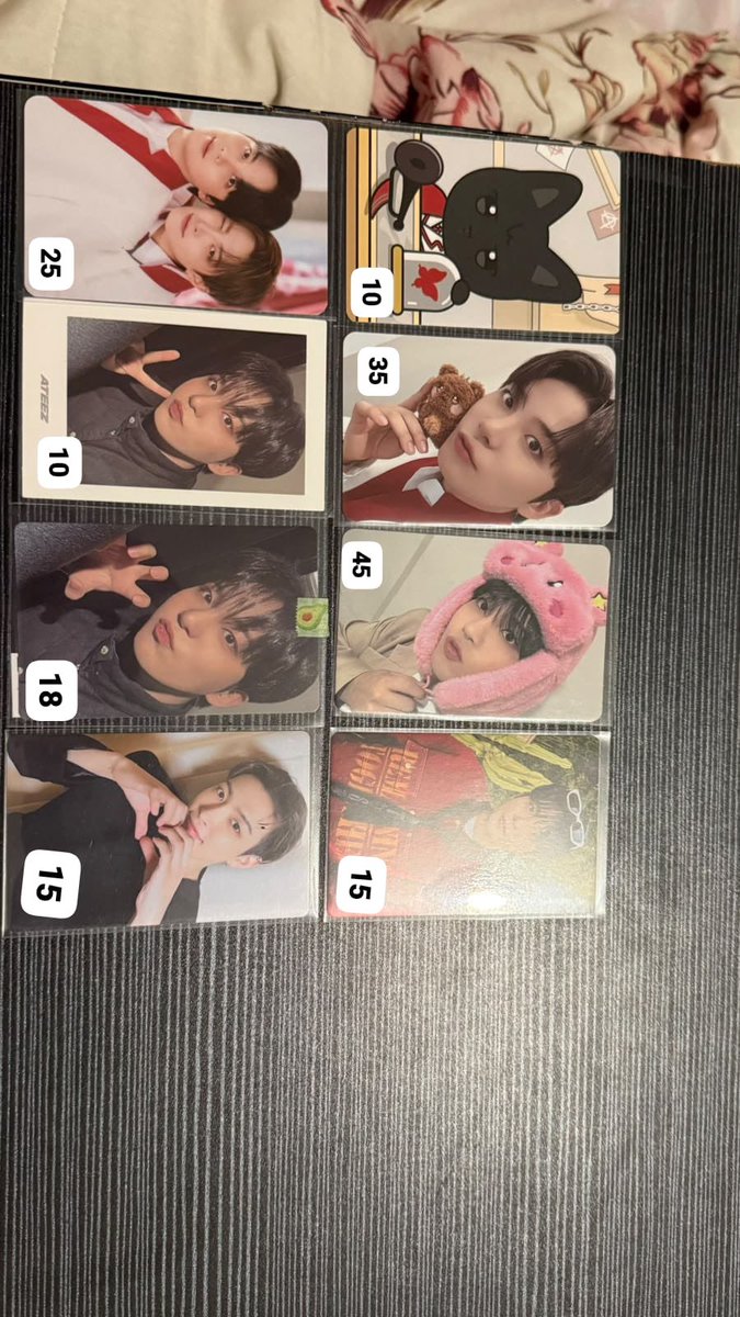 kaigefumi's tweet photo. Vendo Stray kids e Ateez 

Pix ou pagamento via cartão com taxa 
Dou preferência pra quem levar mais ou levar set do grupo 

Entrego em SP ou via correios https://t.co/buDQsHJYK4