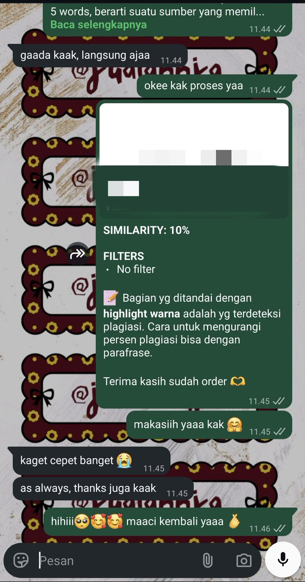 punyanja's tweet photo. Seperti kata cust turnitin langgananku: cepet banget, as always 🤩🤩 https://t.co/MtOZdBvNR3