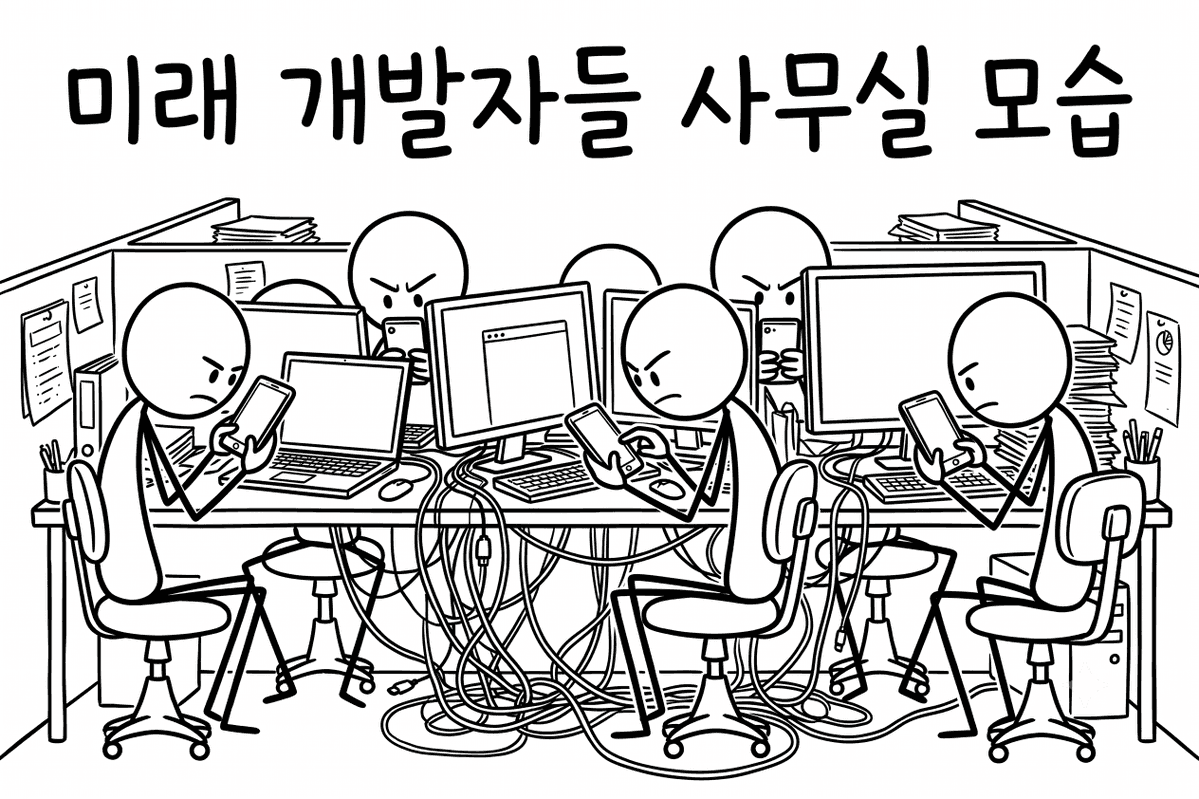 yozm_it's tweet photo. 미래 개발자들 사무실 모습.jpg

오늘 날짜로
- 커서 iOS 앱 출시 https://t.co/ZINBUvy92z
- 오픈클로 iOS/안드로이드 앱 출시
https://t.co/pQn4RwKqWa https://t.co/gTTCJ0qXM8