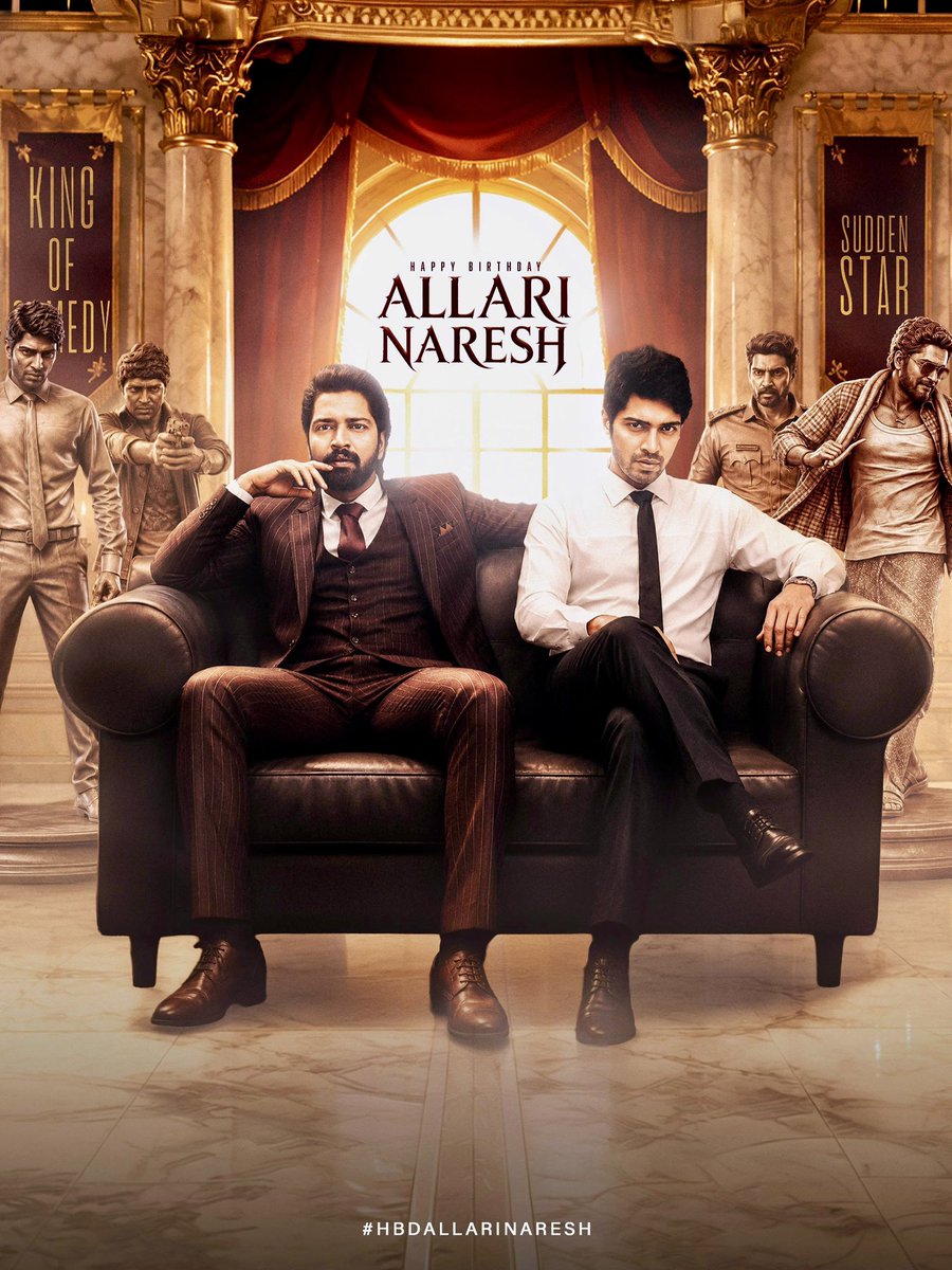 NareshFanTrends's tweet photo. Today we celebrate the man who has entertained us with laughter, touched our hearts with unforgettable performances, and continues to redefine versatility in Telugu cinema. ❤️

Wishing our beloved Allari Naresh garu a very Happy Birthday! 🎂

May this year be filled with happiness, success, good health, and many more memorable films. We are always proud to support and celebrate your incredible journey.

Happy Birthday, Allari Naresh! ❤️✨

——Team @NareshFanTrends

#HBDAllariNaresh #AllariNaresh @allarinaresh