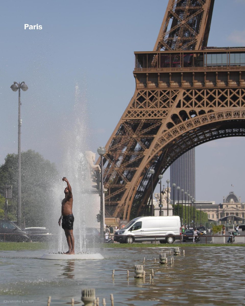 washingtonpost's tweet photo. Western Europe should expect many more extreme heat waves over the coming decades.

“This isn’t a fluke, but simply part of the new normal,” a climate scientist said. https://t.co/DzKQbzjYDd https://t.co/5u8h95HdbR