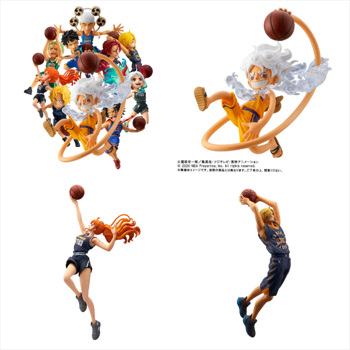 📢ご注文受付中 ＼ 「ONE PIECE × NBA ワールドコレクタブルフィギュア