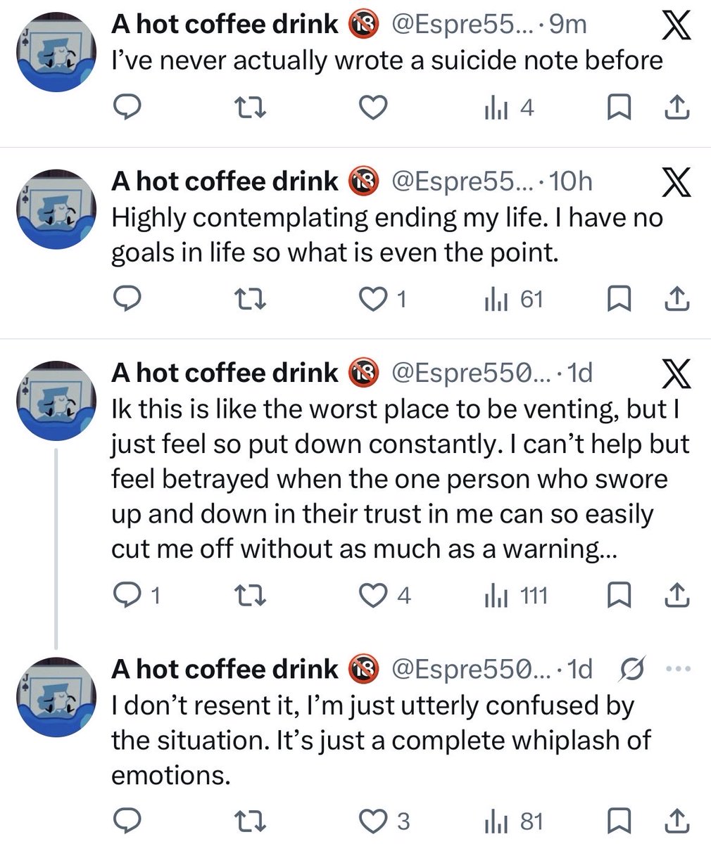 marm4rzz's tweet photo. I was avoiding saying this because there are minors who follow me but I can’t in good faith hide this. Moka is still active on here. Don’t look at any of the reposts or anything, JUST BLOCK HER FOR YOUR SAFETY AND MINE. https://t.co/79LiB3nHV0