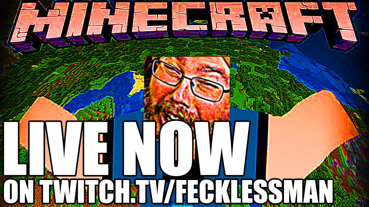 fecklessman's tweet photo. it's minecraft monday m'gamers! get in here and tell me what to do babyyyyyyyyyyyyyyyy. https://t.co/4MuO7kKvsr