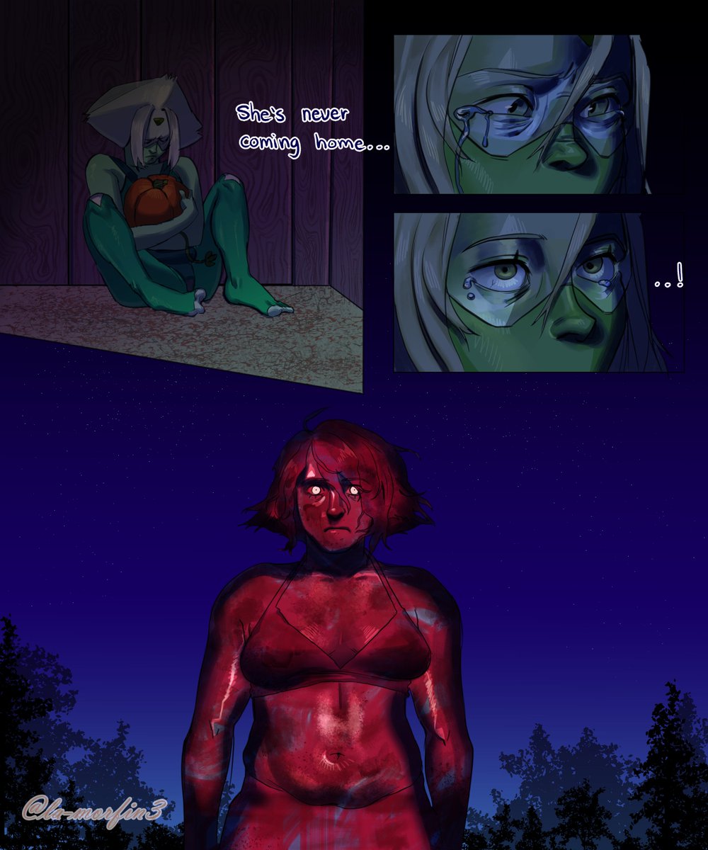 la_morfin3's tweet photo. nights like these. 
#stevenuniverse #lapislazuli #myart https://t.co/GfqgJjdWpd
