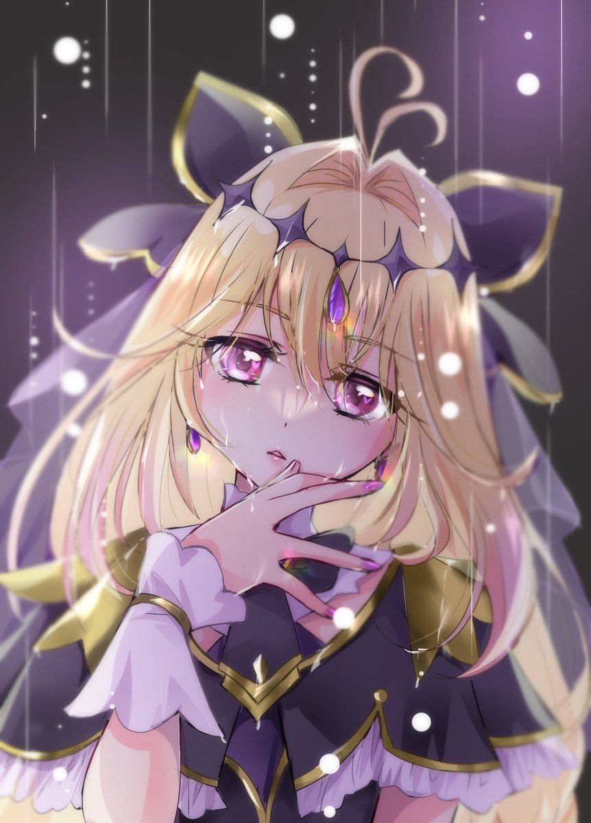 manekineko88's tweet photo. しっとり☔️
キュアアルカナ・シャドウちゃん

描きましたよっ＼(*ﾟ▽ﾟ)/ https://t.co/bCAJmvl1l8