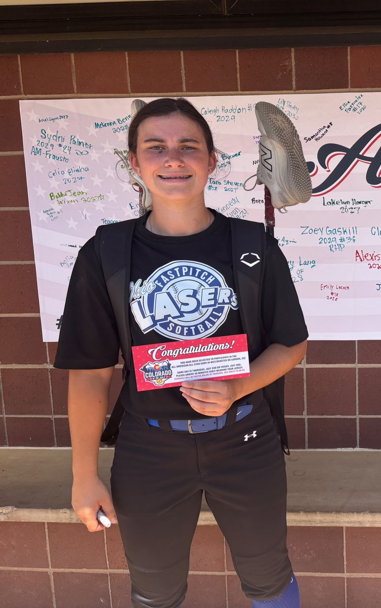 OhioLasersBlue's tweet photo. Shoutout to our own Sophia, Emily and Laney for being picked for the @COSparkFire All-American games. They were selected by the college coaches who ran the showcase games today! 💪🏼💪🏼

@sophiashingler  - 2028 CF/SS
@ELacock419  - 2028 MIF
@DMakuh2029 - 2029 LHP/1B https://t.co/bnvl2PEUxb