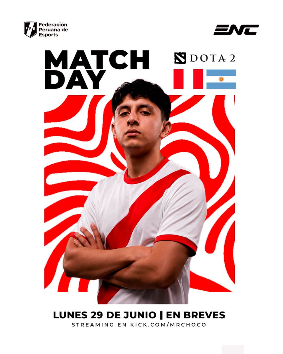TeamPER_Esports's tweet photo. MATCH DAY: PERÚ VS ARGENTINA

En breve, nuestra selección nacional de Dota 2 enfrenta a Argentina por las clasificatorias rumbo a la Esports Nations Cup.

Nos jugamos el pase a la final de la Winner Bracket, en una serie clave para seguir avanzando en el camino al mundial.

Perú vs Argentina
En breve

Acompáñanos y alentemos juntos a nuestra selección.

#FPE #dota2 #enc2026 #TeamPerú