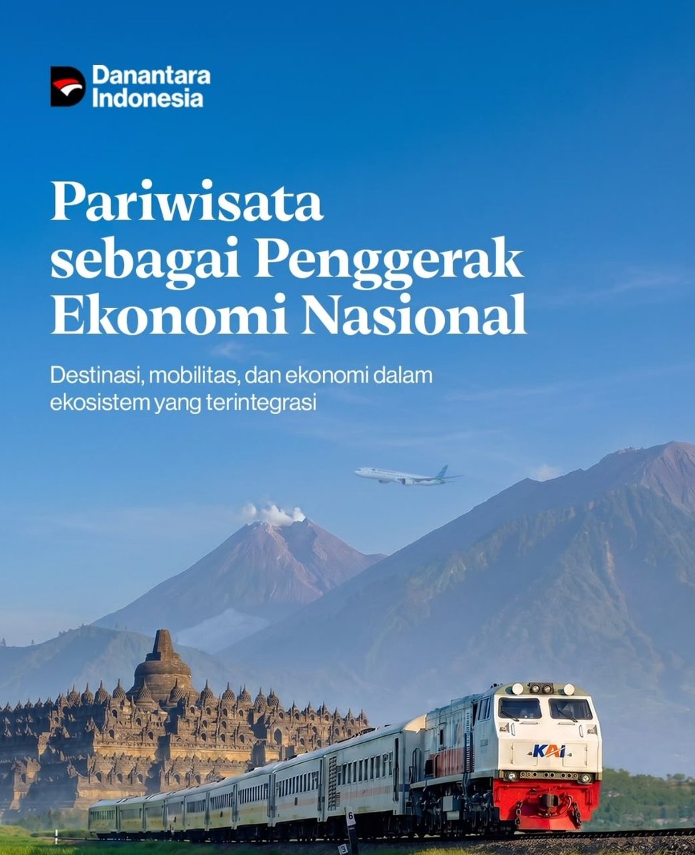 ayers_caid66545's tweet photo. Pariwisata adalah ekosistem. Bersama BUMN, Danantara Indonesia mendorong pariwisata yang berkelanjutan dan berdampak bagi ekonomi.
#Danantara #DanantaraIndonesia https://t.co/rYxzcYoB0t