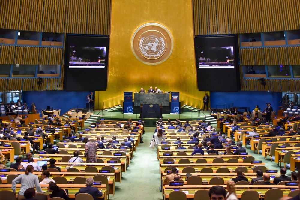 oman_un's tweet photo. تشارك #سلطنة_عُمان في أعمال أسبوع الأمم المتحدة الرابع لمكافحة الإرهاب بمقر الأمم المتحدة في نيويورك، تأكيداً لالتزامها بتعزيز التعاون الدولي، ودعم الجهود متعددة الأطراف لمواجهة الإرهاب وفق القانون الدولي والاستراتيجية العالمية للأمم المتحدة.
 https://t.co/5vDcXUKFkQ #العمانية https://t.co/p91cxXY6vN
