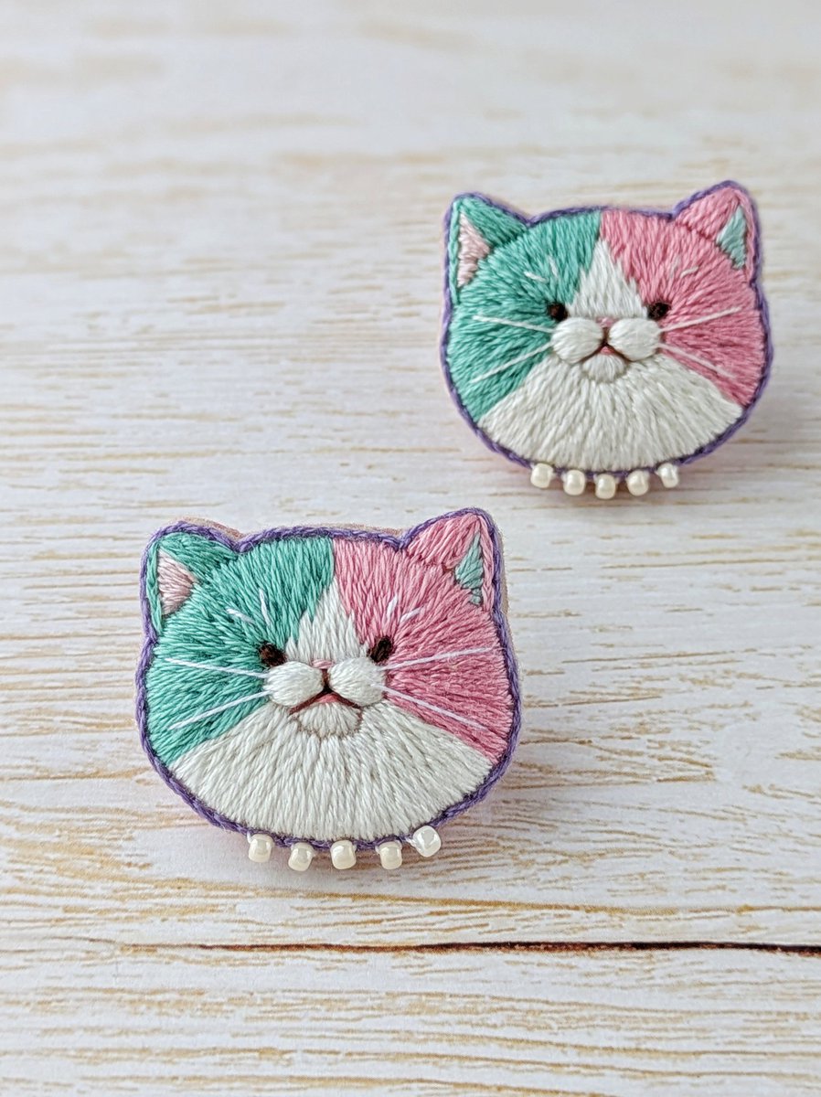 豆《ネコの刺繍 》 (@mame85023) / Posts / X