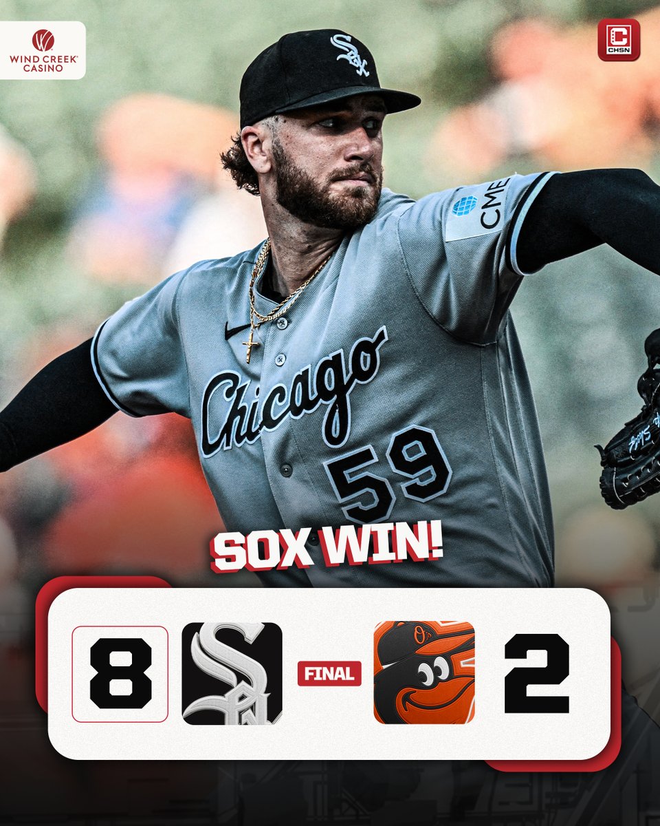 CHSN_WhiteSox's tweet photo. WHITE SOX WIN! https://t.co/Apxv6kKxKA