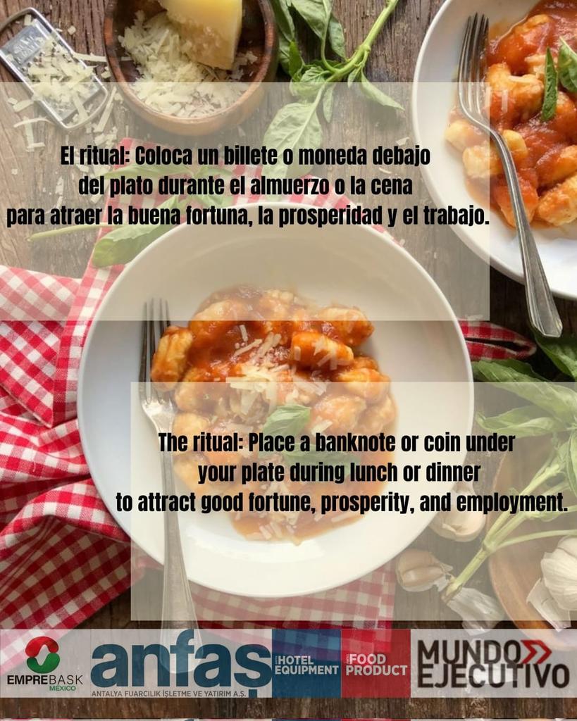 Emprebaskmexico's tweet photo. El 29 de junio = El único día del mes donde poner plata debajo del plato tiene sentido.
Una tradición Argentina que conecta a familias.🇦🇷
#EmprebaskMéxico #anfas
#DiaDeLosNoquis #ÑoquisDel29 #AntojoDePasta https://t.co/y3hgE7y1Mh